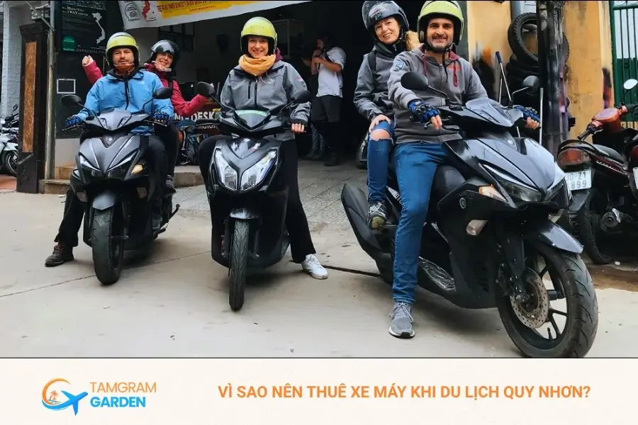 Hướng dẫn thực hiện thủ tục thuê xe máy tại Quy Nhơn